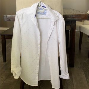 Dotted Textured Dress Shirt